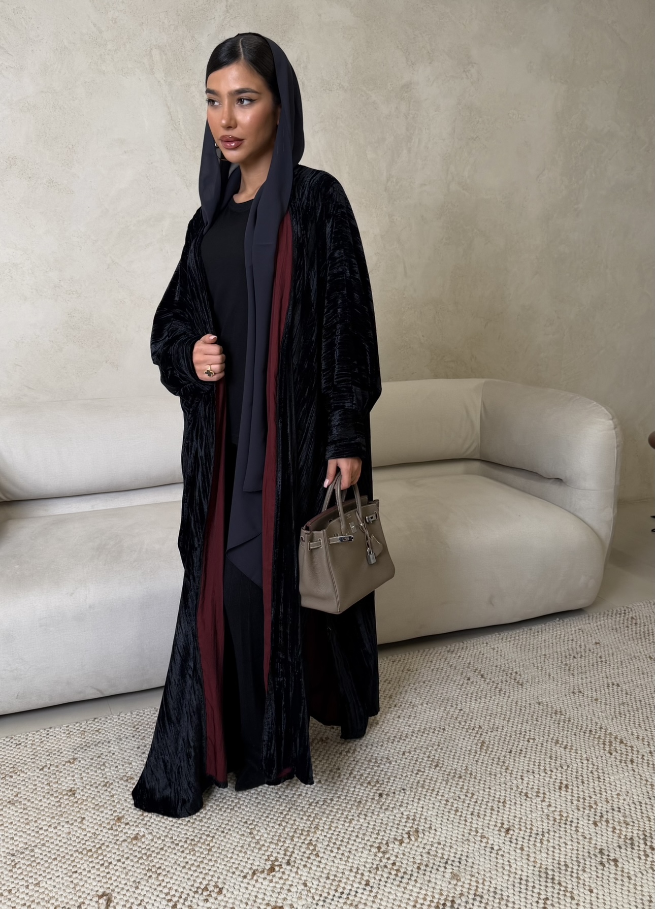 Velvet butterfly - dark navy - Image 4