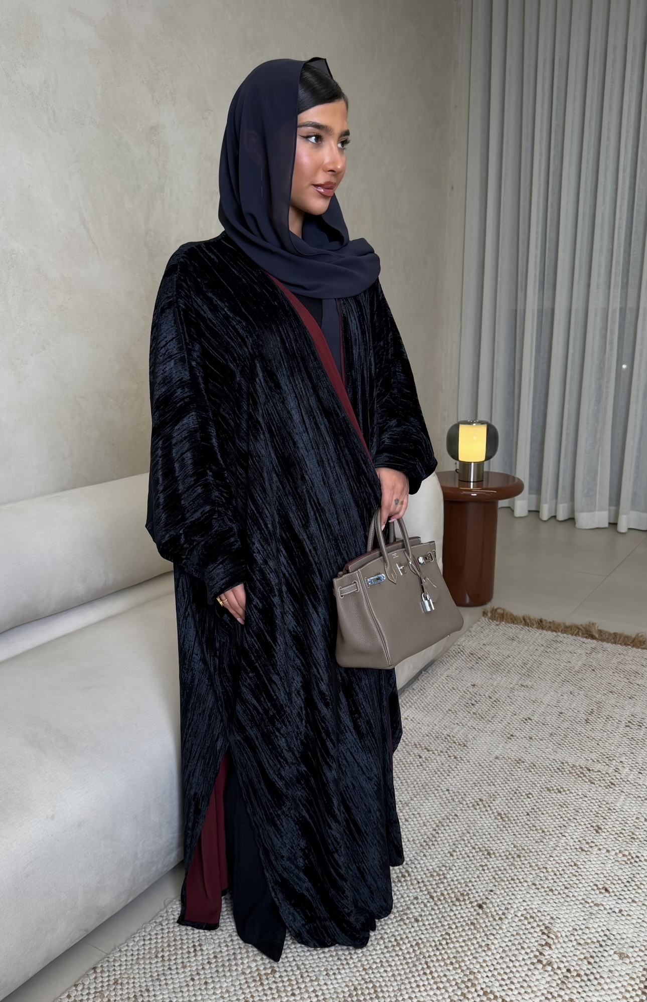 Velvet butterfly - dark navy - Image 2